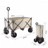 Camping Helper Multifunctional Cart, Large-capacity Storage Space, Making Your Gear Complete and Travel More Convenient
