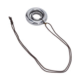 Pendant Double Loop Pattern Terahertz Pendant for Home for Men