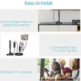 High Gain Digital Indoor DTMB Household Suction Cup DVB-T HDTV TV Antenna