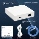 Zigbee 3.0 Wired Smart Bridge Matter Gateway Hub Siri Voice Control For Google Alexa Home Kit Durable