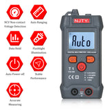 LCD Digital Multimeter Auto Range NCV 4000 Counts True RMS Smart Universal 600V Voltmeter Ohm AC/DC Voltage Tester