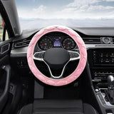 Rhie Car Cover Sleeve With Sparkly Rhies Anti-SlipCar Wheel Protector Auto Steering