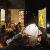 S40 1080P WiFi BT5.2 Android 11 System 180° Rotatable Movie Projector with 120in Display Screen Mirror Technique