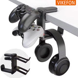 360 Rotating Gaming Controller No Punch Table Clip Hook Headphone Holder Storage Hanging For Sony Max X-box
