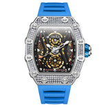 Luxury ONOLA Fashion watches men Hollow Full-automatic Mechanical Tape Waterproof Watch for Men Montres Pour Hommes Clock