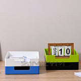 Creative Desktop Storage Box Simple Square A4 Desk Organizer Tray For Letter Paper Stationery Office Magazine Rack