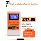 AutoRanging LCR Bridge LCD Digital Capacitance Inductance Meter Large Range100H 100mF 20MR Rechargeable M4070