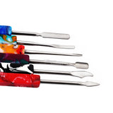 LTQ Rosin Dab Tools Water Pipe Wax Dabber Sier Square Resin Handle Stainless Steel for Dry Herb Vaporizer Quartz Nails Bongs
