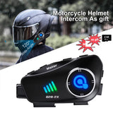 Intelligent Noise Reduction Wireless Earphones Motorcycle Intercom Call Phone Kit Music Player Speaker Helmet Headset