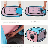 Foldable Dog Dryer with Large Space Pet Box - Suitable for Cats and Dogs, Free Your Hands at Home