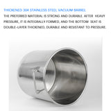 Vacuum defoaming barrel industrial drop silicone degassing epoxy resin experimental equipment 304 stainless steel