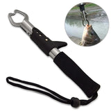 24CM Stainless Steel Fishing Gripper Professional Fish Grip Lip Clamp Grabber Folding Pliers Clip Controller Fishing Tool