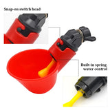 24Pcs Automatic Chicken Bird Drinking Bowl Poultry Chicken Fowl Drinker Water Drinking Cups Livestock Drinking Cup Poultry Tools