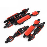 24Pcs Reel Seat Deck Fishing Rod Clip Fitted Wheel Reel Rubber Cushion Tools Accessory Holder Fishing Tackle