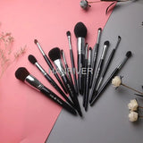 Professional 14pcs Blue Makeup Brushes Set Make Up Brush Pincel Maquiagem