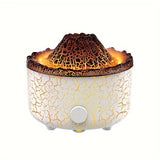 1 Pc Volcano Jellyfish Air Humidifiers Flame Night Light  Cool Mist Air Purifier For Home Bedroom Winter Home Decor Room Decor
