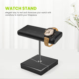 Black Marble Base Watch Sier Color Metal Rod Display Props Bracelet Jewelry Lengthen Placement Stand