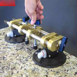 6 inch Seam Manual Rubber Vacuum Leveg Setter For Granite Stone Slab Joining Seaming