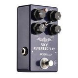 Moskyaudio Guitar Effect Pedal True Bypass Sky Reverse Delay Effector Pedal Reverb Guitar Parts Effect Delay Digital Reverb