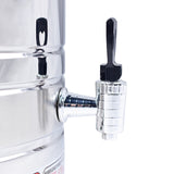 Big size milk tea thermos barrel 50L soup bucket for hot food with tap