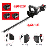 21 Inch Dual-Action Blade Grass Cordless 21V Battery Bush Electric Hedge Trimmer for Pruning