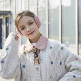 Winter Men's and Women's Soft Plush Foldable Earmuffs Outdoor Warm Windproof Earplugs