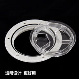 1Transparent cover yachts, 4-inch/6-inch handhole hatch cover, circular deck plate accessories for marine yachts