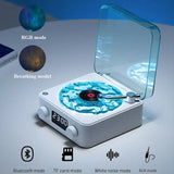 Mini Retro White Noise Portable Vintage Sleep Aid Bluetooth Speaker Subwoofer with RGB Light Support TF Card
