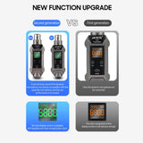 JAYETE C-01 UHF Professional Wired to Wireless Microphone Converter Micphone Transmitter & Receiver 571~598MHz 48V Phantom Power