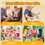 Board, Wooden Busy Board With LED Switches, Sensory Light Switch Travel Toys Pink Dream Easy Install