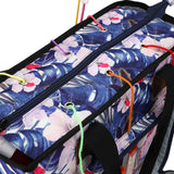 Women Tote Wool Storage Bags Crochet Hooks Thread Yarn Holder Cases Pouch DIY Sewing Organizer Knitting Bag