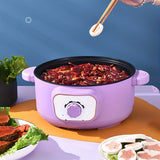 1pc, UK Plug Multifunctional Electric Hot Pot, Takeout Hot Pot, Electric Boiling Pot, Non-stick Pot, Dormitory Electric Pot Gift