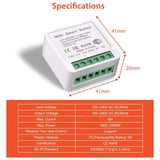 Tuya Wifi Zigbee 16A Mini Smart Switch 1/2/3/4 Bits Support 2 Way Control Smart Life Alexa Google Home Yandex Alexa