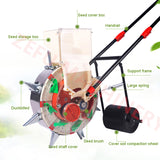 Hand-Push Roller Reversible Peanut Planter Corn Cotton Soybean Precision Sower Garden Push Seeder