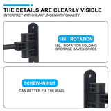 Motorcycle Holder Hook Claw Stand Easy Install Multi Unctional Helmet Mount Wall Mounted Motorbike Accessories