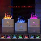 1pc, Aroma Diffuser, Simulation Flame Essential Oil Aroma Diffuser Desktop Mini Air Humidifier