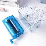 Hand-operated Portable Handheld Paper Shredder Capacity Visibility Anti-slip Grip Ideal for Home