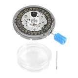 For Japan NH35A nical Watch Movement 24 Jewels NH35 Automatic nism 3.8 O'Clock Gold