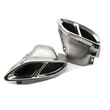 For Mercedes-Benz GLC GLE W205 GL450 R350 Component Universal Quad Exhaust Tailcap Tailpipe