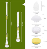 Electric Long-Handled Cleaning Brush, Wireless Charge, or, Kitchen, Toilet, Polishing, Home, Office, Dropshipping