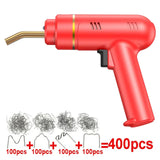 200W high-power gun wireless portable hot plastic welding hine stapler bumper repair car kit