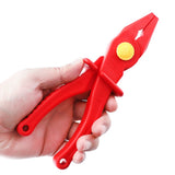 Labor-Saving VDE Electrician Plastic Pliers 1000V Insulated with Anti-Burn Glass Fiber for Hand Tools