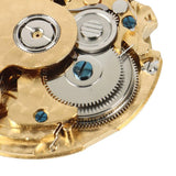 Automatic Watch Gold /White Date Day Wheel Wristwatch Replacement for Seiko NH36 Movement