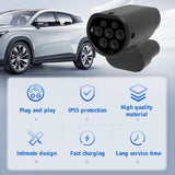 CCS2 to Type2 Tesla Adapter Convertor CCS Combo 2 EV Charging DC Adaptor Compatible with Model S/X Electric Car Vehicle