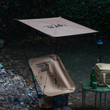 Lounge Sunshade Waterproof Outdoor Awning Adjustable Camping Folding Canopy for Heox Moon Chair
