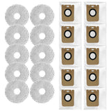 Replacement Dust Bags Mop Cloth for Bot L10S Ultra/ S10/ S10 Pro Robot Vacuum Cleaner Accessories