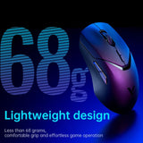 Rapoo VT9PRO Wireless Gaming Esports Grade 68g Ultra-Light 26000DPI 8 Buttons Optical PAW3398 Computer Mouse For Laptop PC
