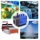 220V 80W Adjustable Submersible Circulating Fish Pond Water Pump For Garden Landscaping Coog