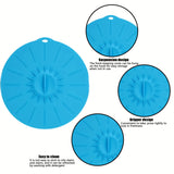 7pcs, Silicone Lids, Microwave Splatter Covers, 5 Sizes Reusable Heat Resistant Food Suction Lids Fits Cups,