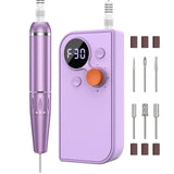 Portable Nail Drill Pen Polisher Rechargeable Electric Nail Drill Machine For Acrylic Nail 30000RPM Nail Manicure Pedicure Tools